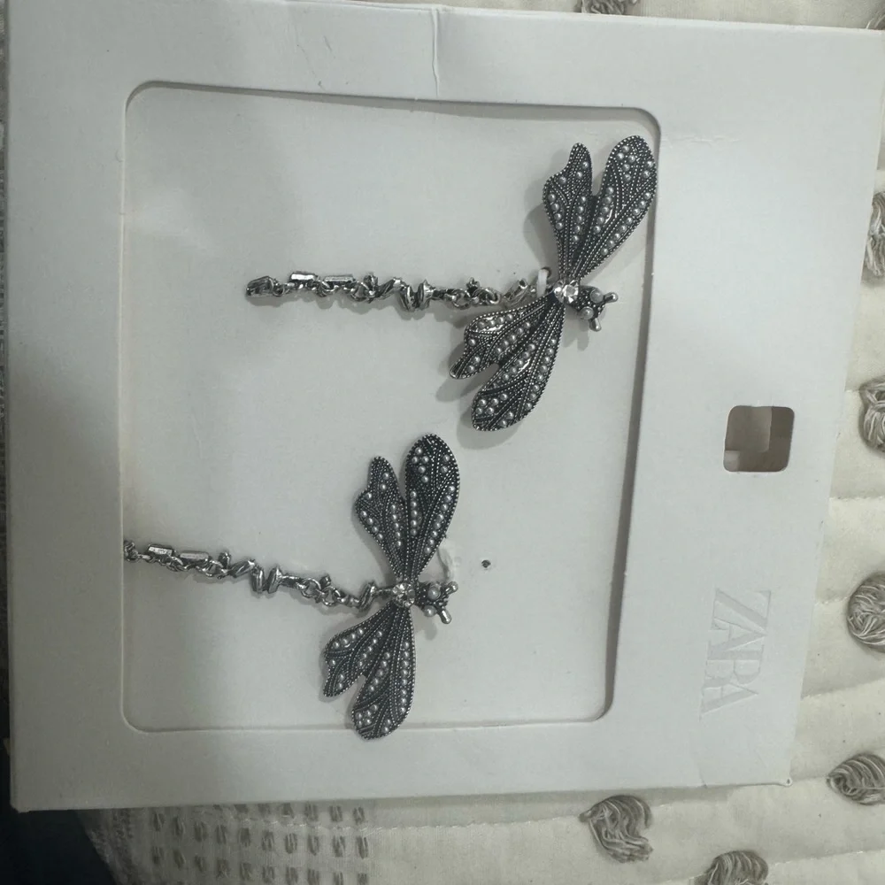 NWT Zara Dragonfly earrings